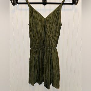 Nordstrom Rack | Derek Heart Romper | olive green | small